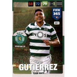 Teófilo Gutiérrez Sporting Portugal 261 FIFA 365 Adrenalyn XL 2017