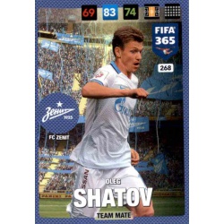 Oleg Shatov Zenit 268 FIFA 365 Adrenalyn XL 2017