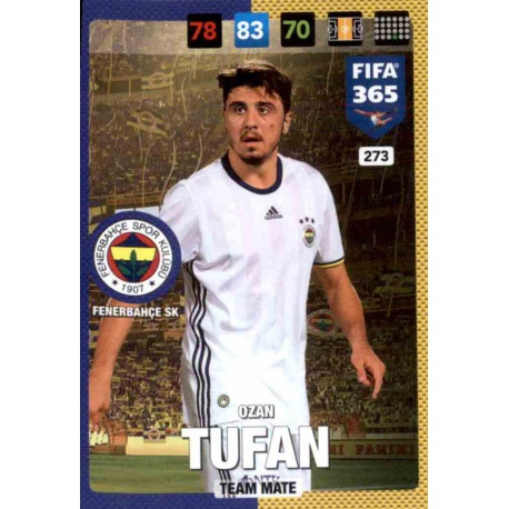 Ozan Tufan Fenerbahce 273 FIFA 365 Adrenalyn XL 2017