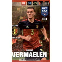 Thomas Vermaelen Belgium 282 FIFA 365 Adrenalyn XL 2017