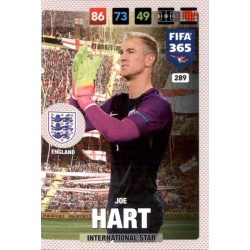 Joe Hart England 289 FIFA 365 Adrenalyn XL 2017