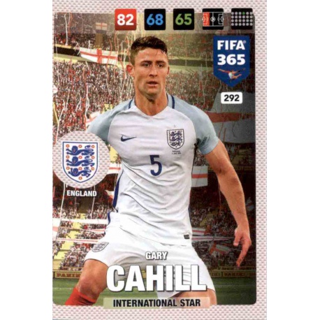 Gary Cahill England 292 FIFA 365 Adrenalyn XL 2017