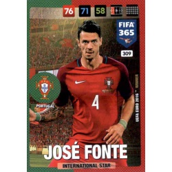 Jose Fonte Portugal 309 FIFA 365 Adrenalyn XL 2017