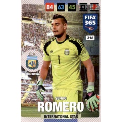 Sergio Romero Argentina 316 FIFA 365 Adrenalyn XL 2017