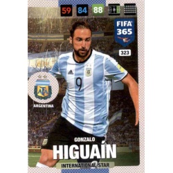 Gonzalo Higuain Argentina 323 FIFA 365 Adrenalyn XL 2017