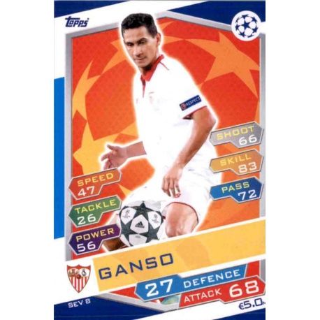 Ganso Sevilla SEV8 Match Attax Champions 2016-17