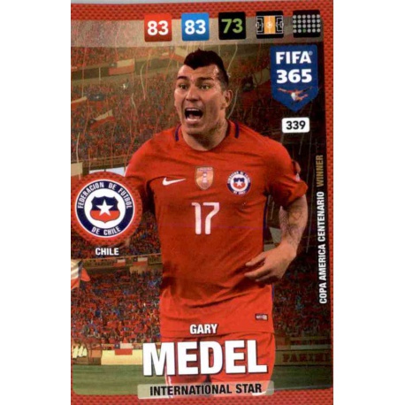 Gary Medel Chile 339 FIFA 365 Adrenalyn XL 2017