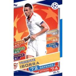 Vicente Iborra Sevilla SEV14 Match Attax Champions 2016-17