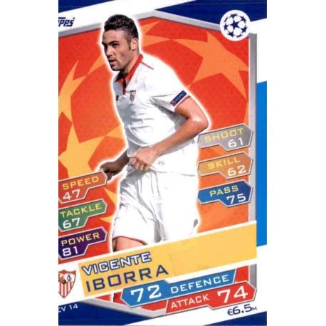 Vicente Iborra Sevilla SEV14 Match Attax Champions 2016-17