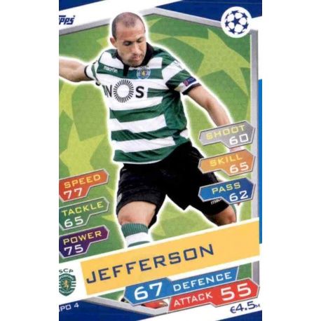 Jefferson Sporting Portugal SPO4 Match Attax Champions 2016-17