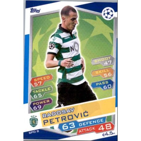 Radoslav Petrović Sporting Portugal SPO8 Match Attax Champions 2016-17