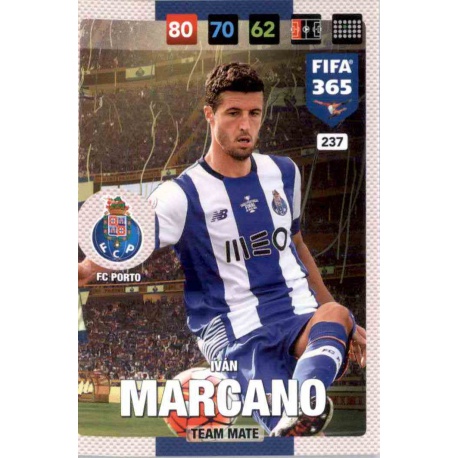 Iván Marcano FC Porto 237 FIFA 365 Adrenalyn XL 2017 Nordic Edition