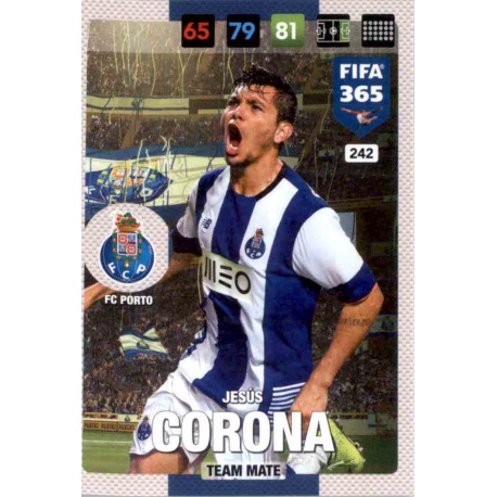 Jesús Corona FC Porto 242 FIFA 365 Adrenalyn XL 2017 Nordic Edition