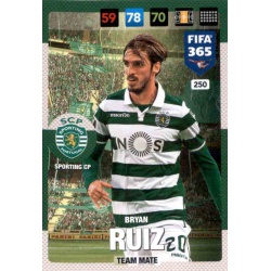 Bryan Ruiz Sporting CP 250 FIFA 365 Adrenalyn XL 2017 Nordic Edition