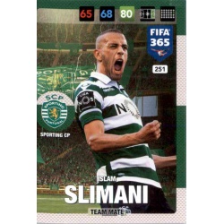 Islam Slimani Sporting CP 251 FIFA 365 Adrenalyn XL 2017 Nordic Edition