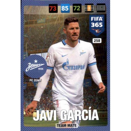 Javi Garcia FC Zenit 258 FIFA 365 Adrenalyn XL 2017 Nordic Edition