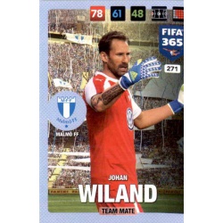 Johan Wiland Malmö FF 271 FIFA 365 Adrenalyn XL 2017 Nordic Edition