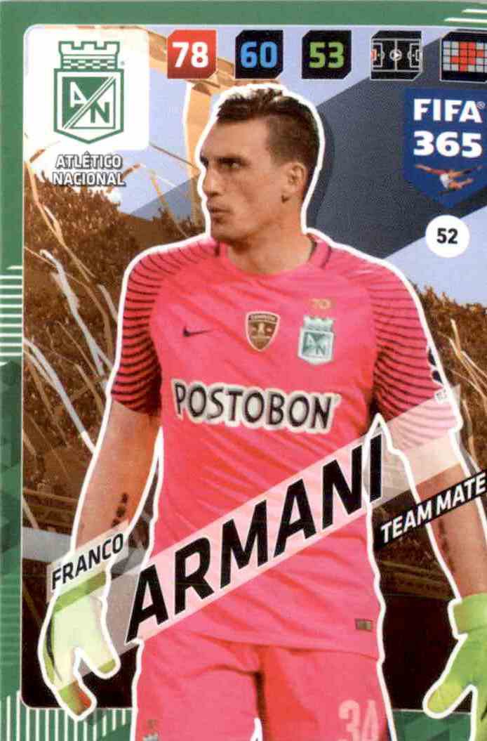 Buy Online Franco Armani Atlético Nacional Adrenalyn Fifa 365 2018