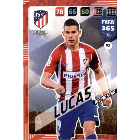 Lucas Atlético Madrid 92 FIFA 365 Adrenalyn XL 2018