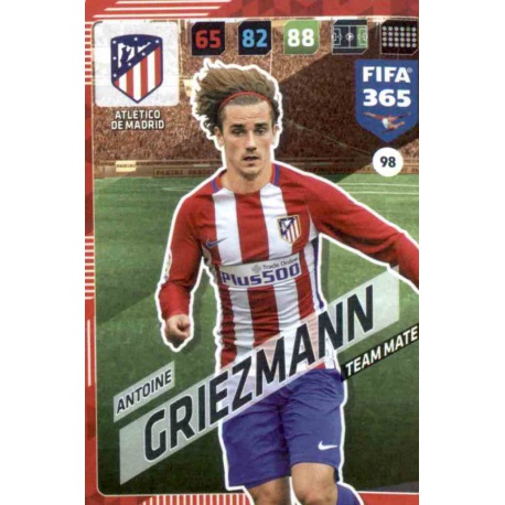 Antoine Griezmann Atlético Madrid 98 FIFA 365 Adrenalyn XL 2018