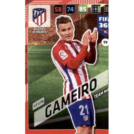 Kévin Gameiro Atlético Madrid 99 FIFA 365 Adrenalyn XL 2018