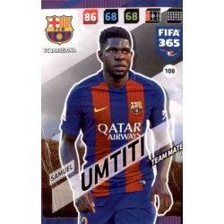 Samuel Umtiti Barcelona 108 FIFA 365 Adrenalyn XL 2018