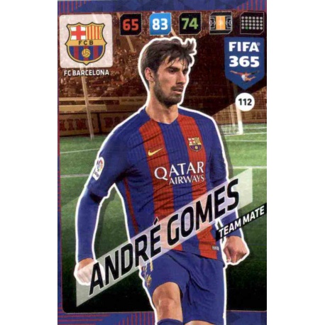 André Gomes Barcelona 112 FIFA 365 Adrenalyn XL 2018