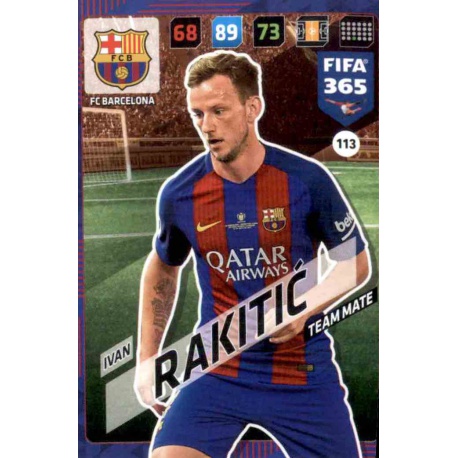 Ivan Rakitić Barcelona 113 FIFA 365 Adrenalyn XL 2018