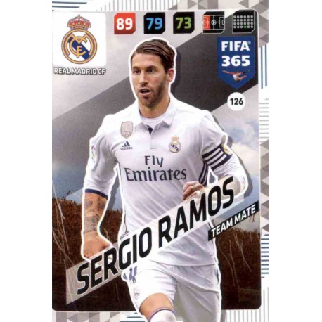 Sergio Ramos Real Madrid 126 FIFA 365 Adrenalyn XL 2018