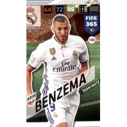 Karim Benzema Real Madrid 135 FIFA 365 Adrenalyn XL 2018