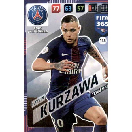 Layvin Kurzawa Paris Saint-Germain 145 FIFA 365 Adrenalyn XL 2018