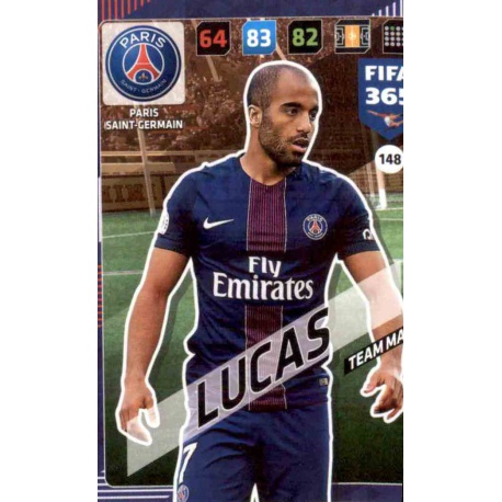 Lucas Paris Saint-Germain 148 FIFA 365 Adrenalyn XL 2018