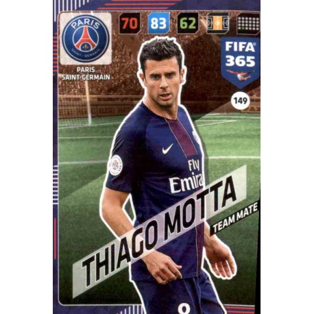 Thiago Motta Paris Saint-Germain 149 FIFA 365 Adrenalyn XL 2018