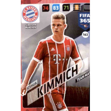 Joshua Kimmich Bayern München 163 FIFA 365 Adrenalyn XL 2018