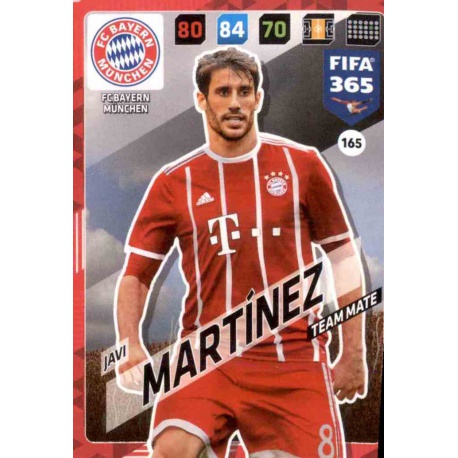 Javi Martínez Bayern München 165 FIFA 365 Adrenalyn XL 2018