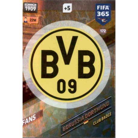 Emblem Borussia Dortmund 172 FIFA 365 Adrenalyn XL 2018