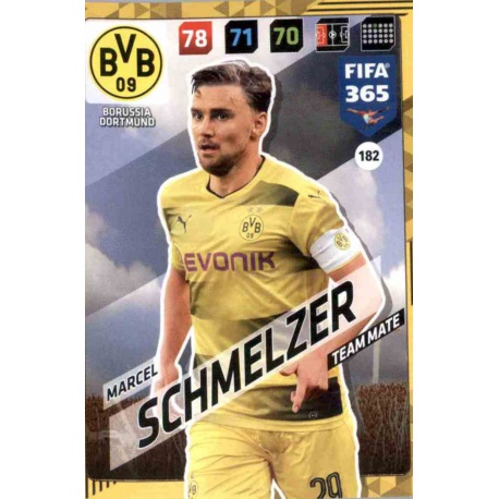 Marcel Schmelzer Borussia Dortmund 182 FIFA 365 Adrenalyn XL 2018