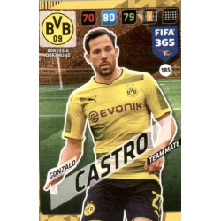 Gonzalo Castro Borussia Dortmund 185 FIFA 365 Adrenalyn XL 2018