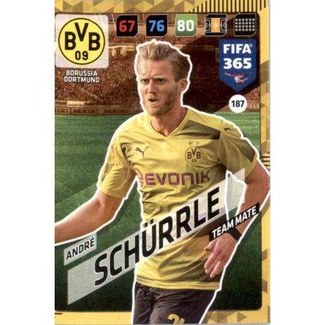 André Schürrle Borussia Dortmund 187 FIFA 365 Adrenalyn XL 2018