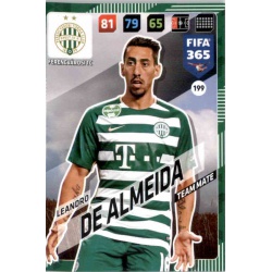 Leandro De Almeida Ferencvárosi TC 199 FIFA 365 Adrenalyn XL 2018