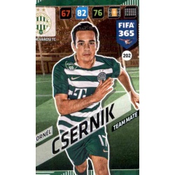 Kornél Csernik Ferencvárosi TC 202 FIFA 365 Adrenalyn XL 2018