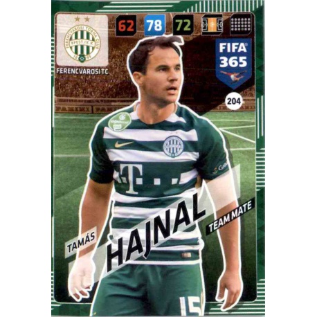 Tamas Hajnal Ferencvárosi TC 204 FIFA 365 Adrenalyn XL 2018