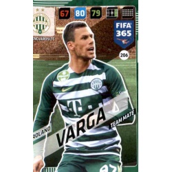 Roland Varga Ferencvárosi TC 206 FIFA 365 Adrenalyn XL 2018