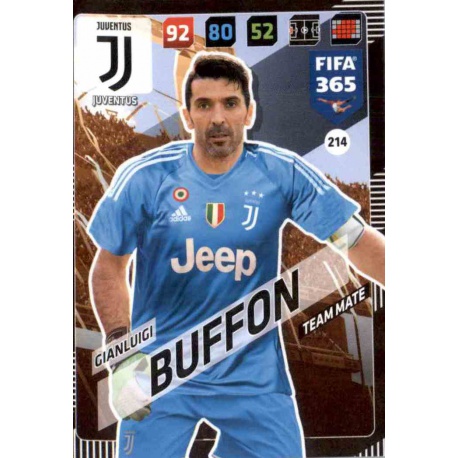 Gianluigi Buffon Juventus 214 FIFA 365 Adrenalyn XL 2018