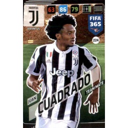 Juan Cuadrado Juventus 224 FIFA 365 Adrenalyn XL 2018