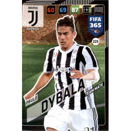 Paulo Dybala Juventus 225 FIFA 365 Adrenalyn XL 2018