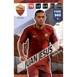 Juan Jesus AS Roma 233 FIFA 365 Adrenalyn XL 2018