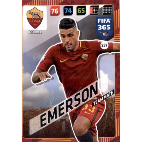 Emerson AS Roma 237 FIFA 365 Adrenalyn XL 2018