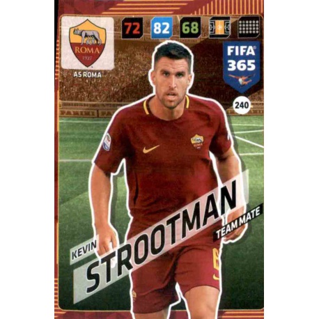 Kevin Strootman AS Roma 240 FIFA 365 Adrenalyn XL 2018