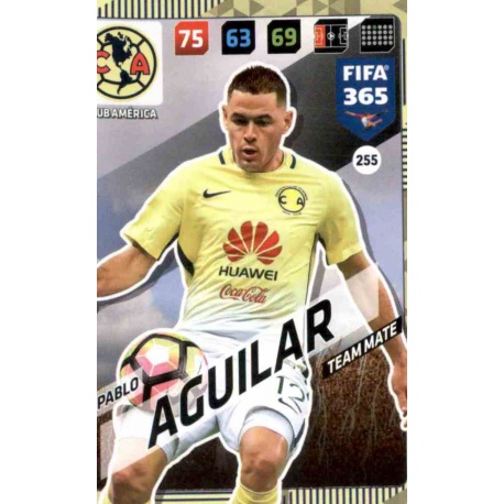 Pablo Aguilar Club América 255 FIFA 365 Adrenalyn XL 2018